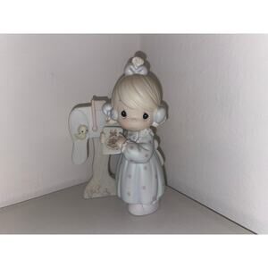 Precious‎ Moments Figurine C0011 "Sharing The Good News Together" 1990 5" Enesco